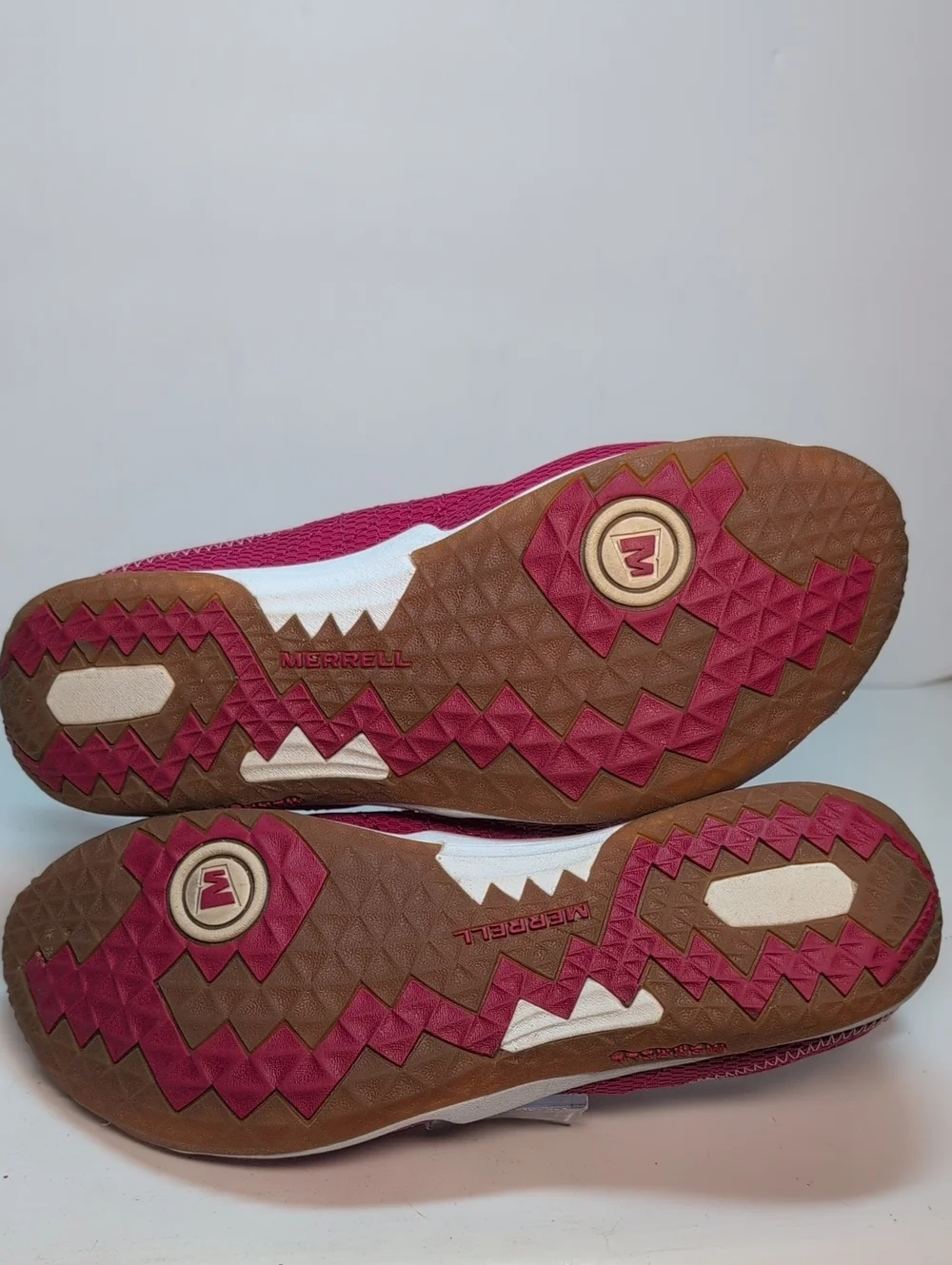 Merrell Lorelei zip Persian Red minimalist sporty sneakers womans size 8 EU 38.5